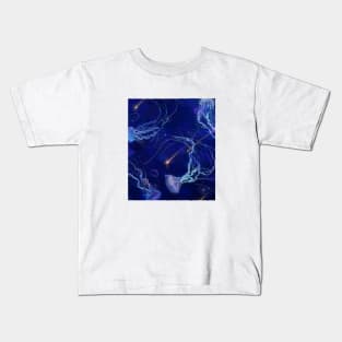 Dreamy Jellyfish In Space Kids T-Shirt